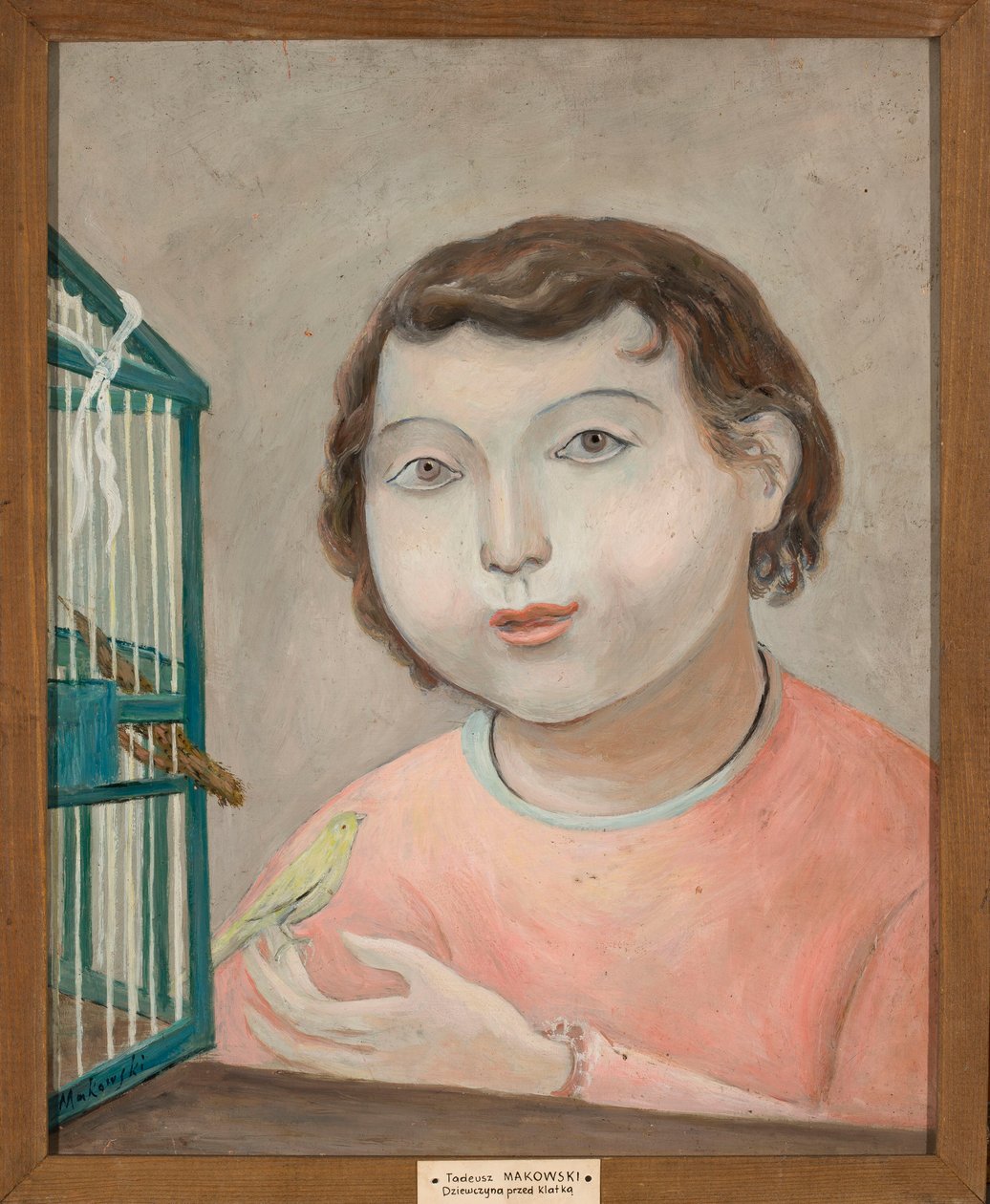 La ragazza con il canarino da Tadeusz Makowski