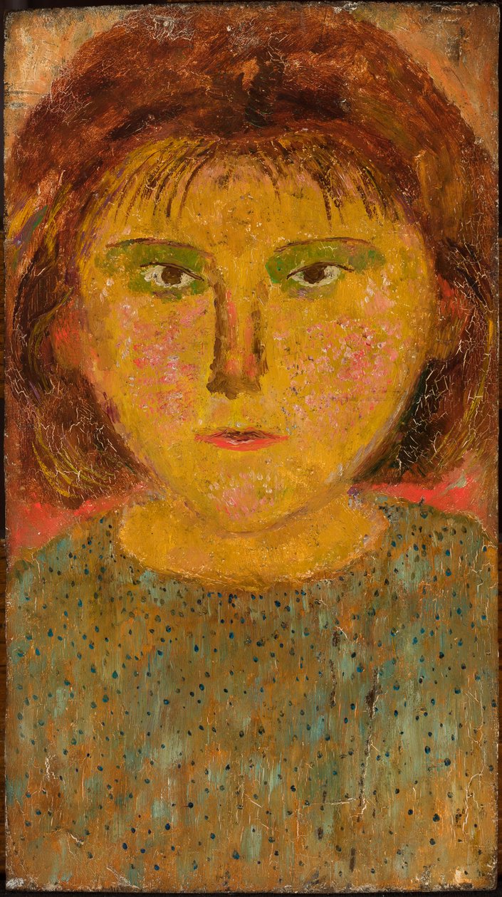 La bambina con la frangia da Tadeusz Makowski