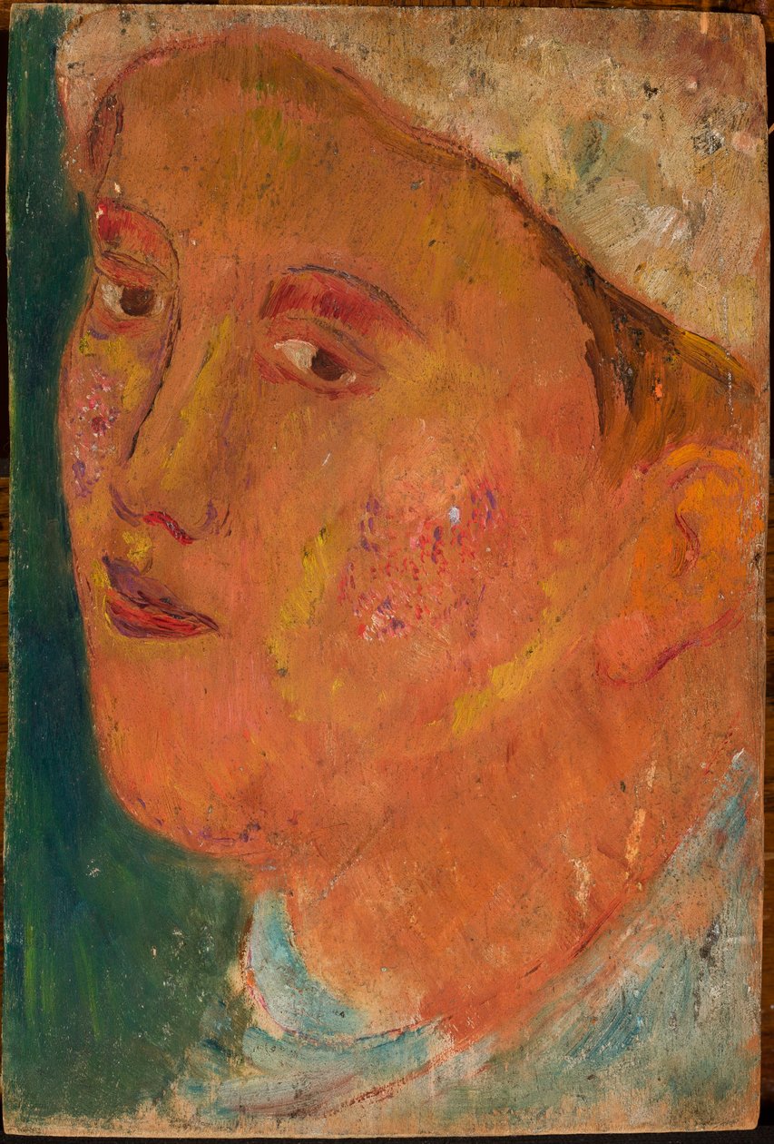 Testa di ragazza con cappello da Tadeusz Makowski