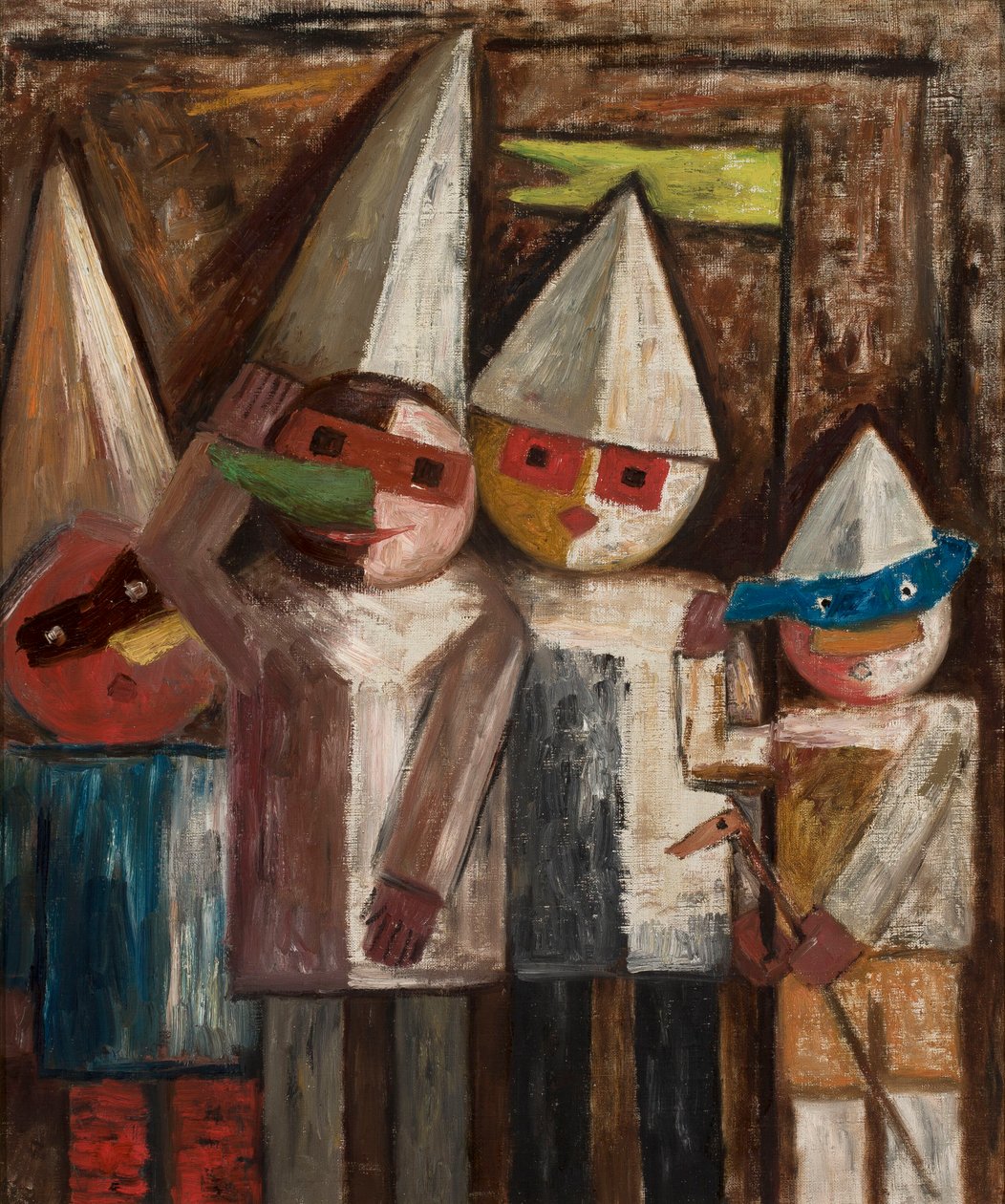 Carnevale dei bambini con bandierina da Tadeusz Makowski