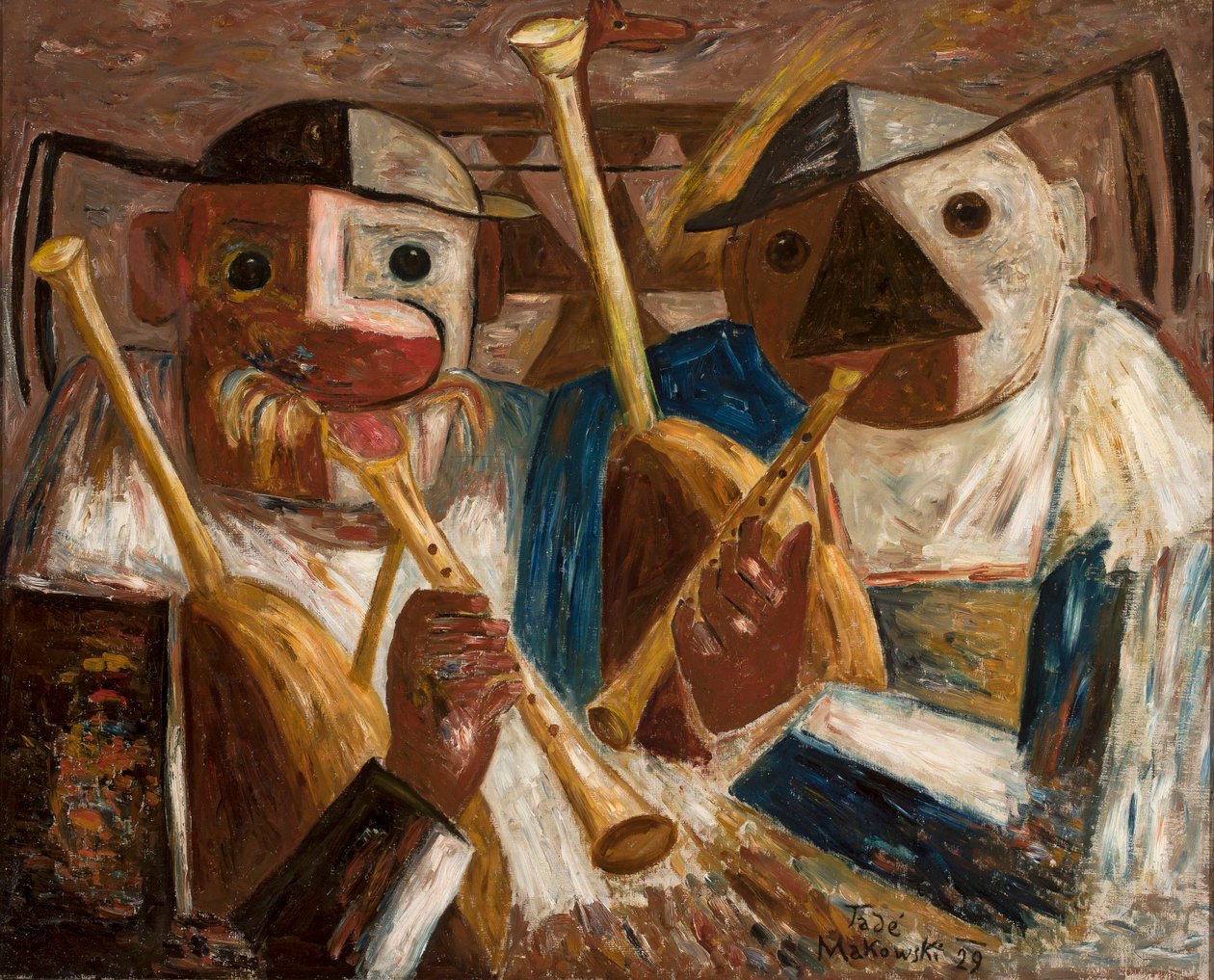 Kobziarze (Suonatori di biniou) da Tadeusz Makowski