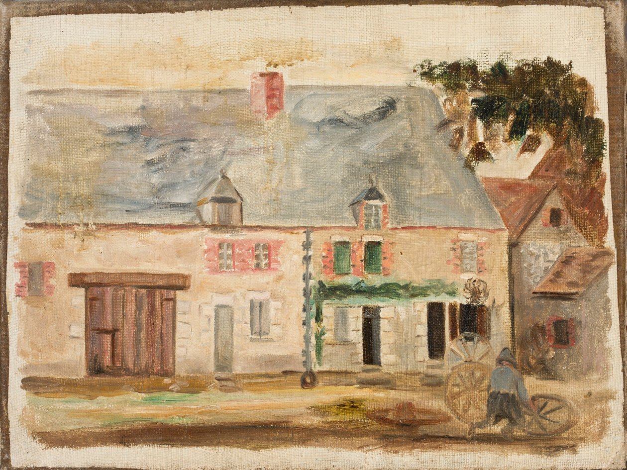 Carradore davanti alla casa da Tadeusz Makowski