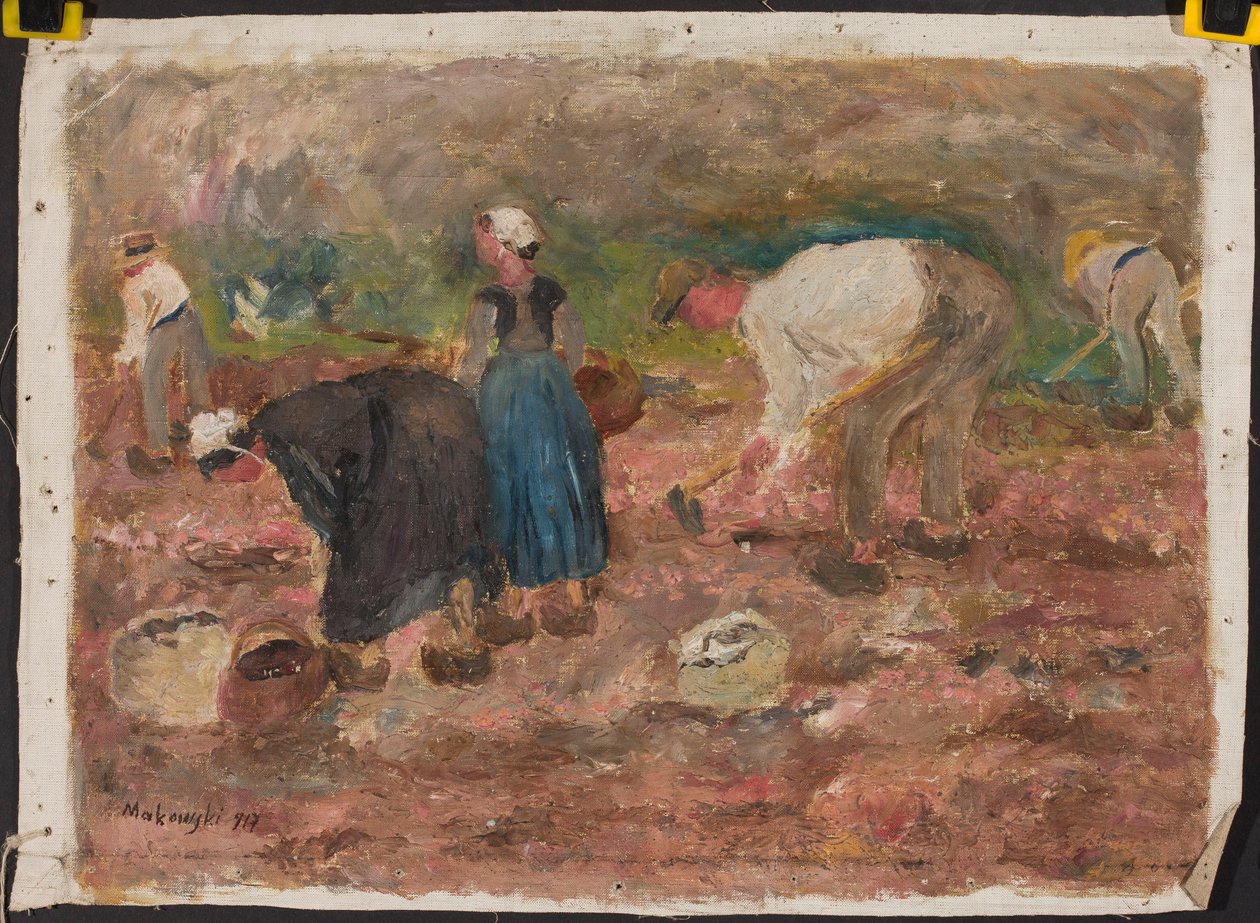 Raccolta delle patate da Tadeusz Makowski