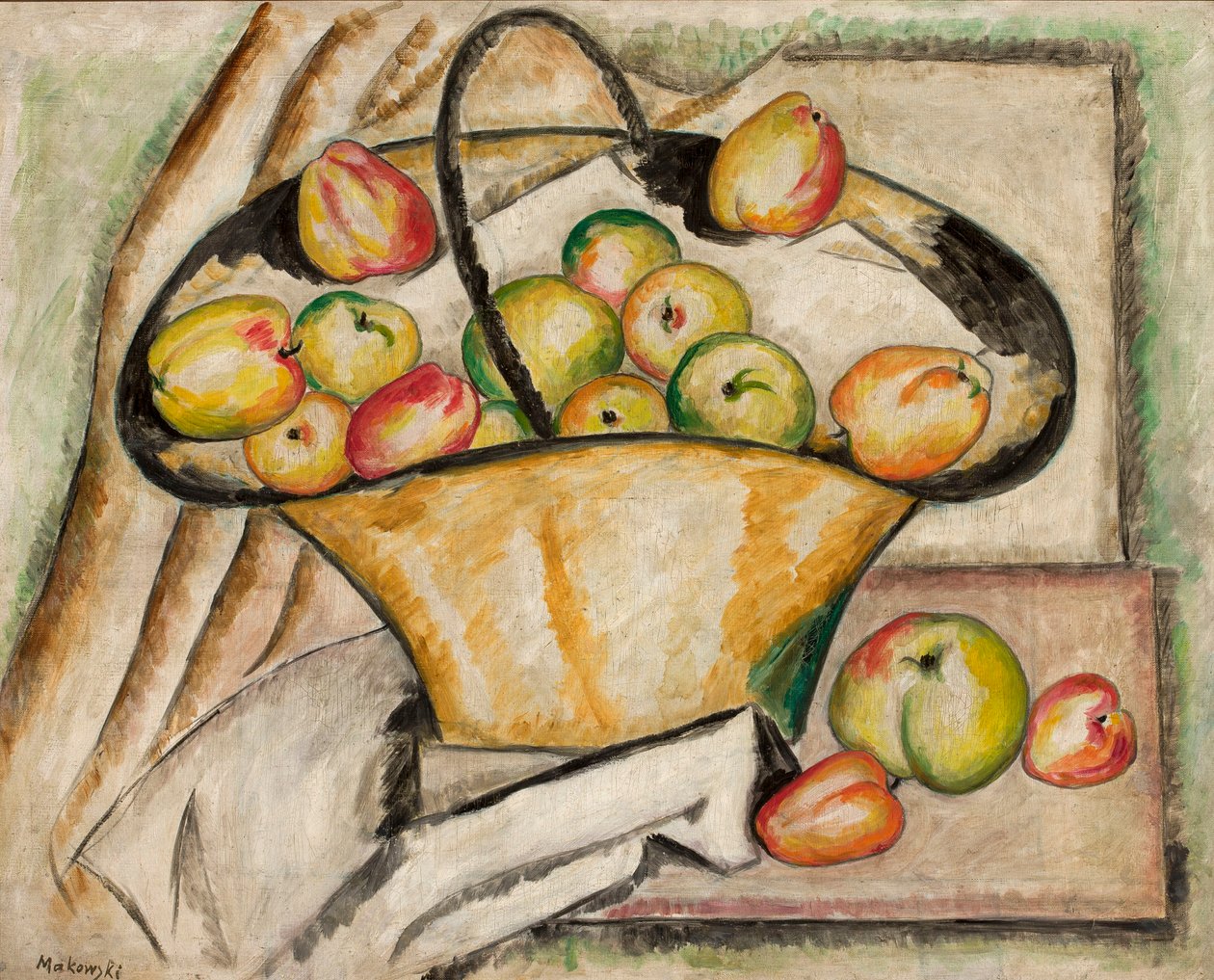 Cesto con mele da Tadeusz Makowski