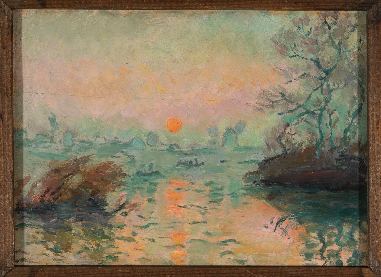 Paesaggio al tramonto da Tadeusz Makowski