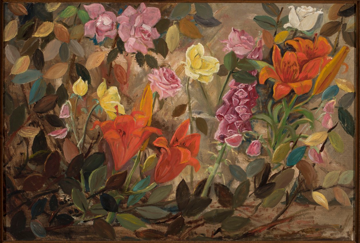 I fiori nel giardino da Tadeusz Makowski