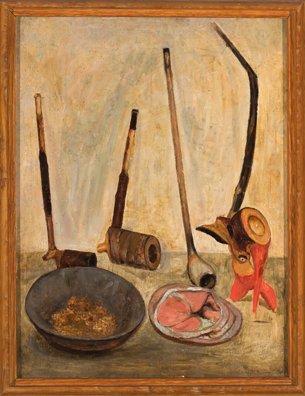Stillleben mit Pfeifen da Tadeusz Makowski
