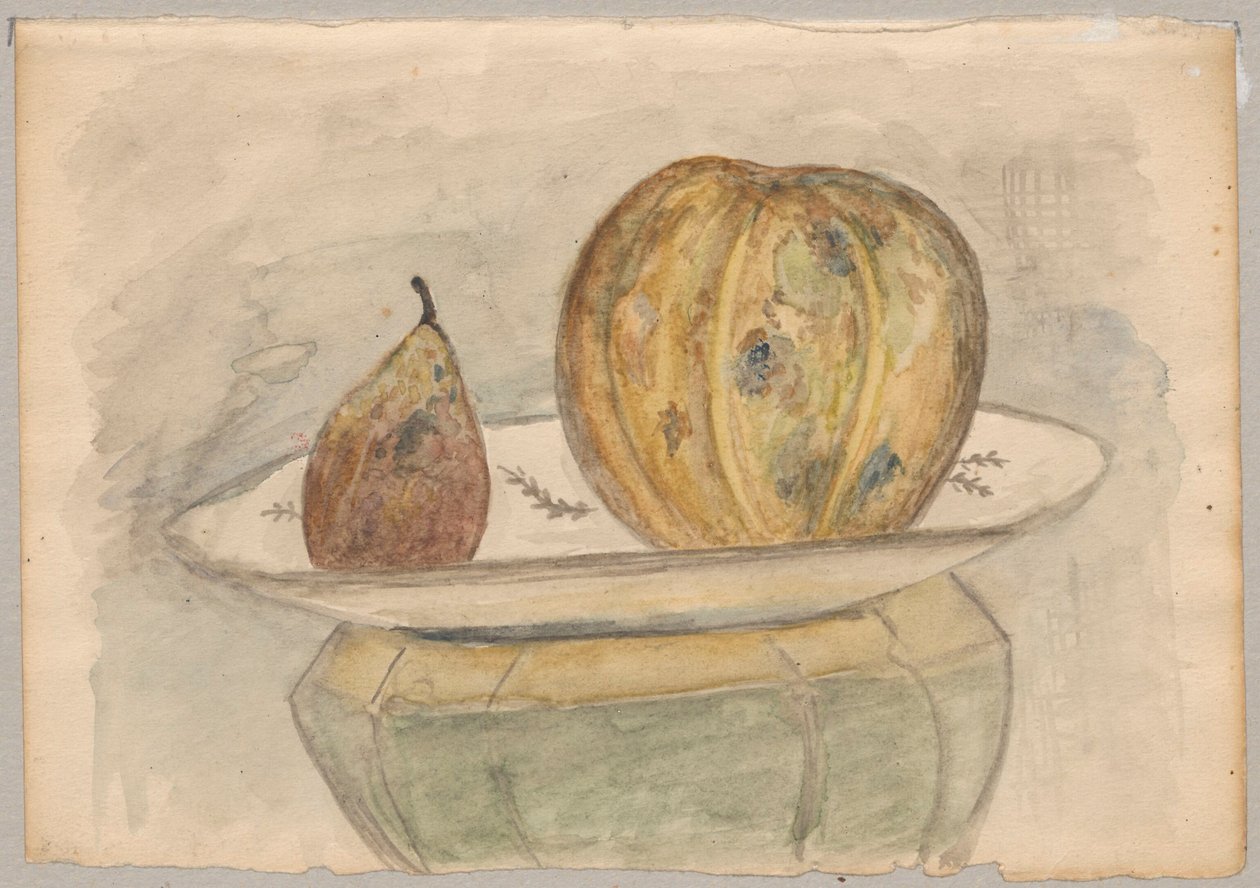 Natura morta con un melone da Tadeusz Makowski