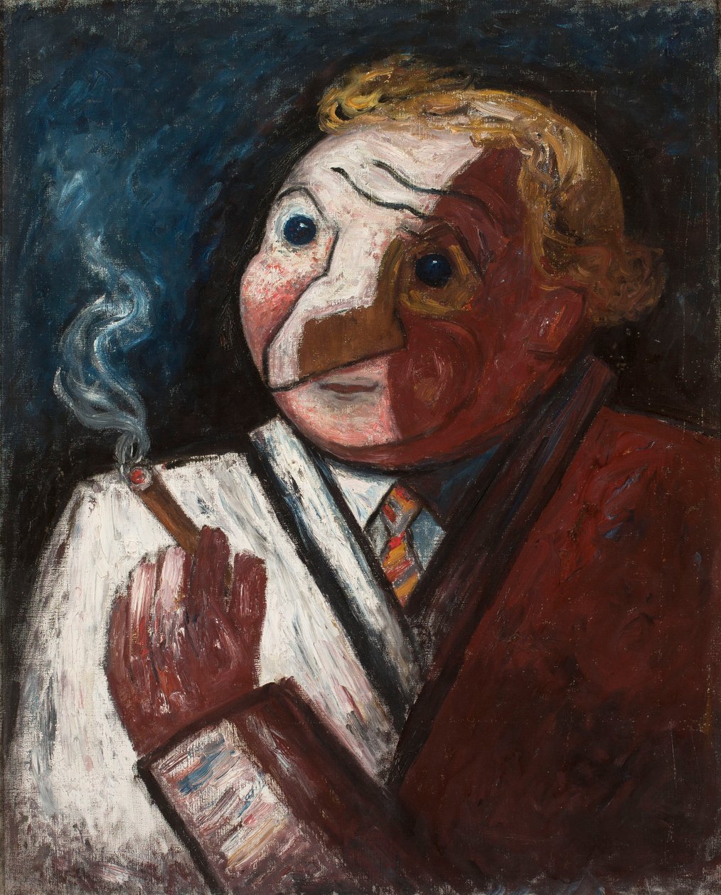 Uomo con sigaro (Stéphane Manier) da Tadeusz Makowski