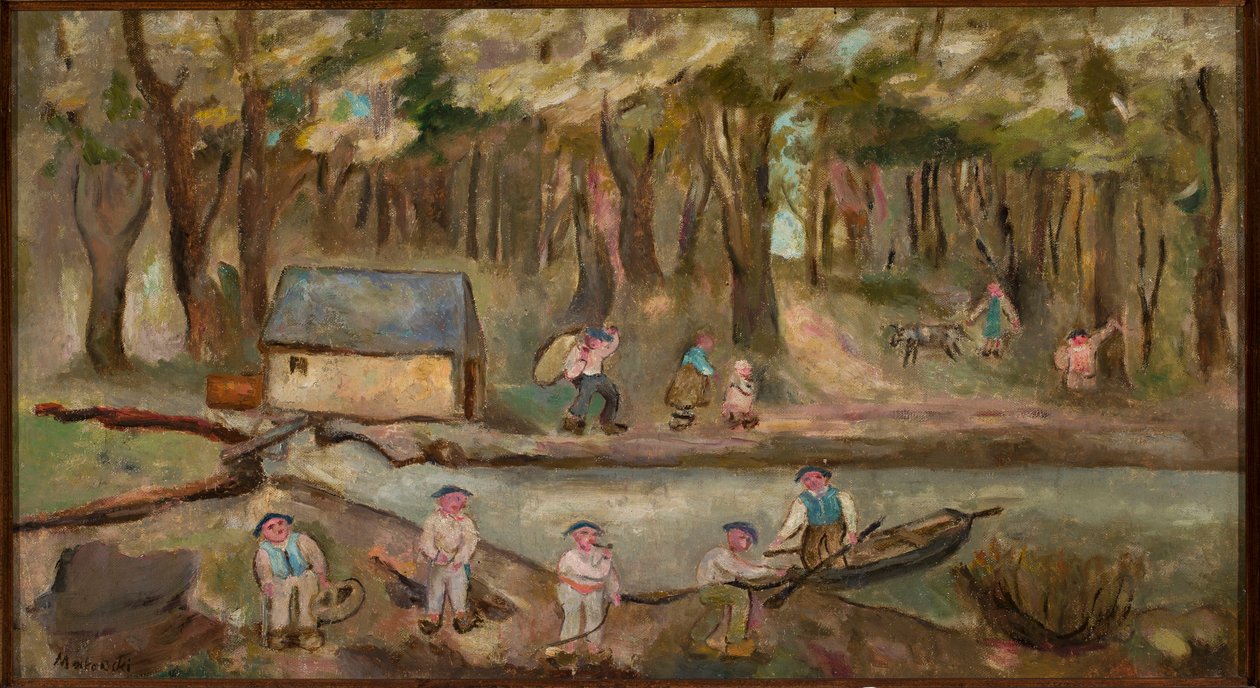 Mulino sul fiume da Tadeusz Makowski