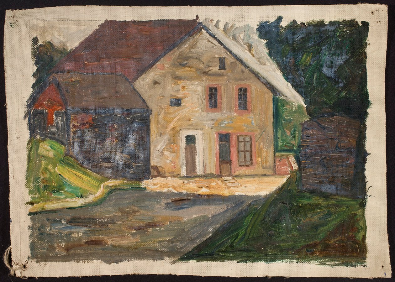 Casa in muratura con annesso da Tadeusz Makowski