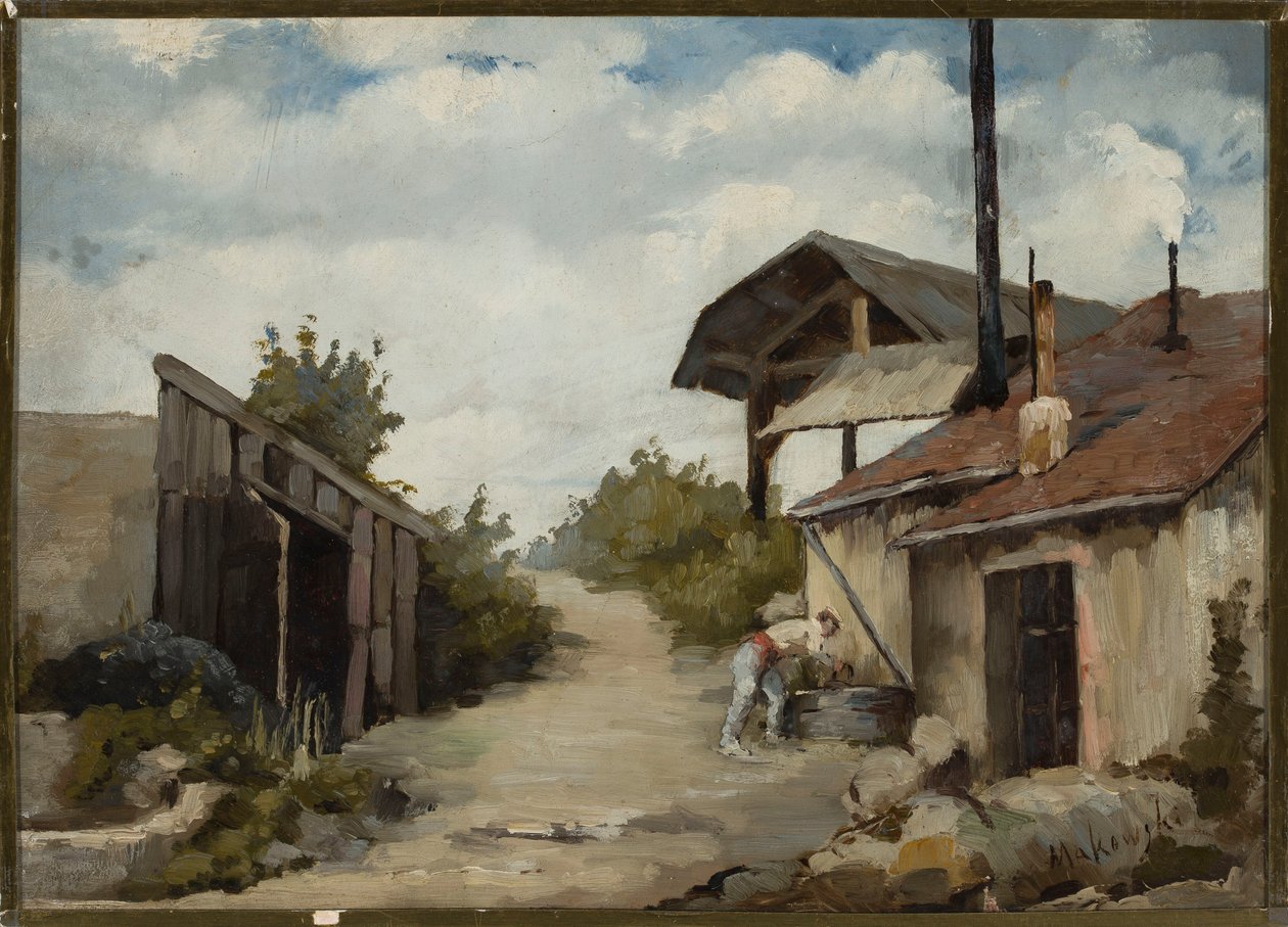 Paesaggio - Fattoria da Tadeusz Makowski