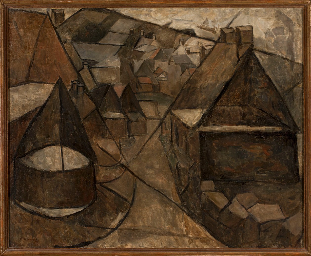 Paesaggio bretone con un pozzo da Tadeusz Makowski