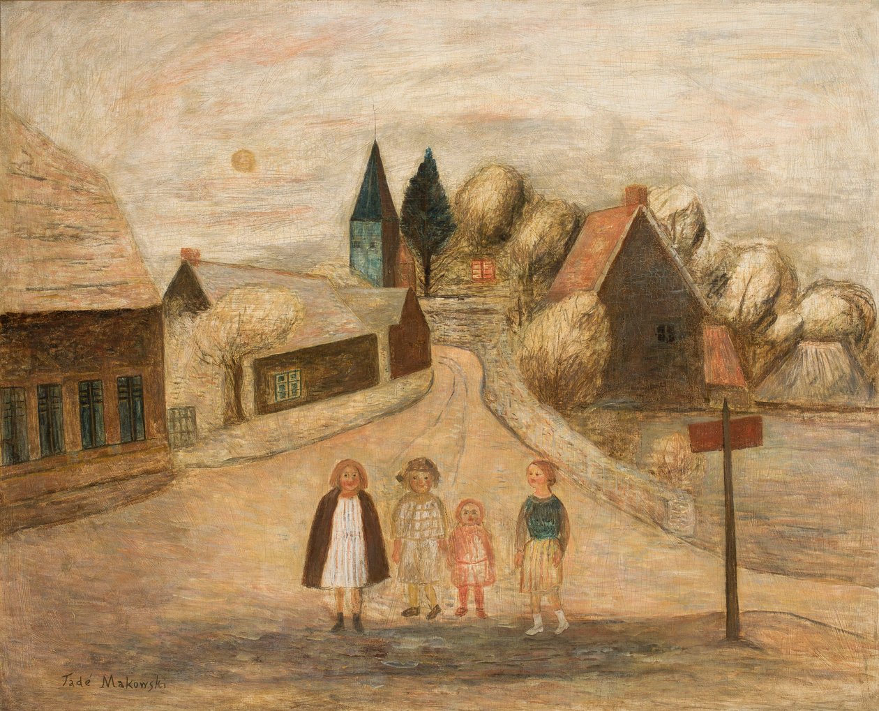 Paesaggio normanno (Breuilpont) da Tadeusz Makowski