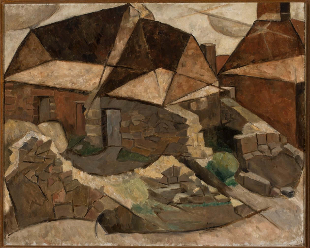 Paesaggio con case da Tadeusz Makowski