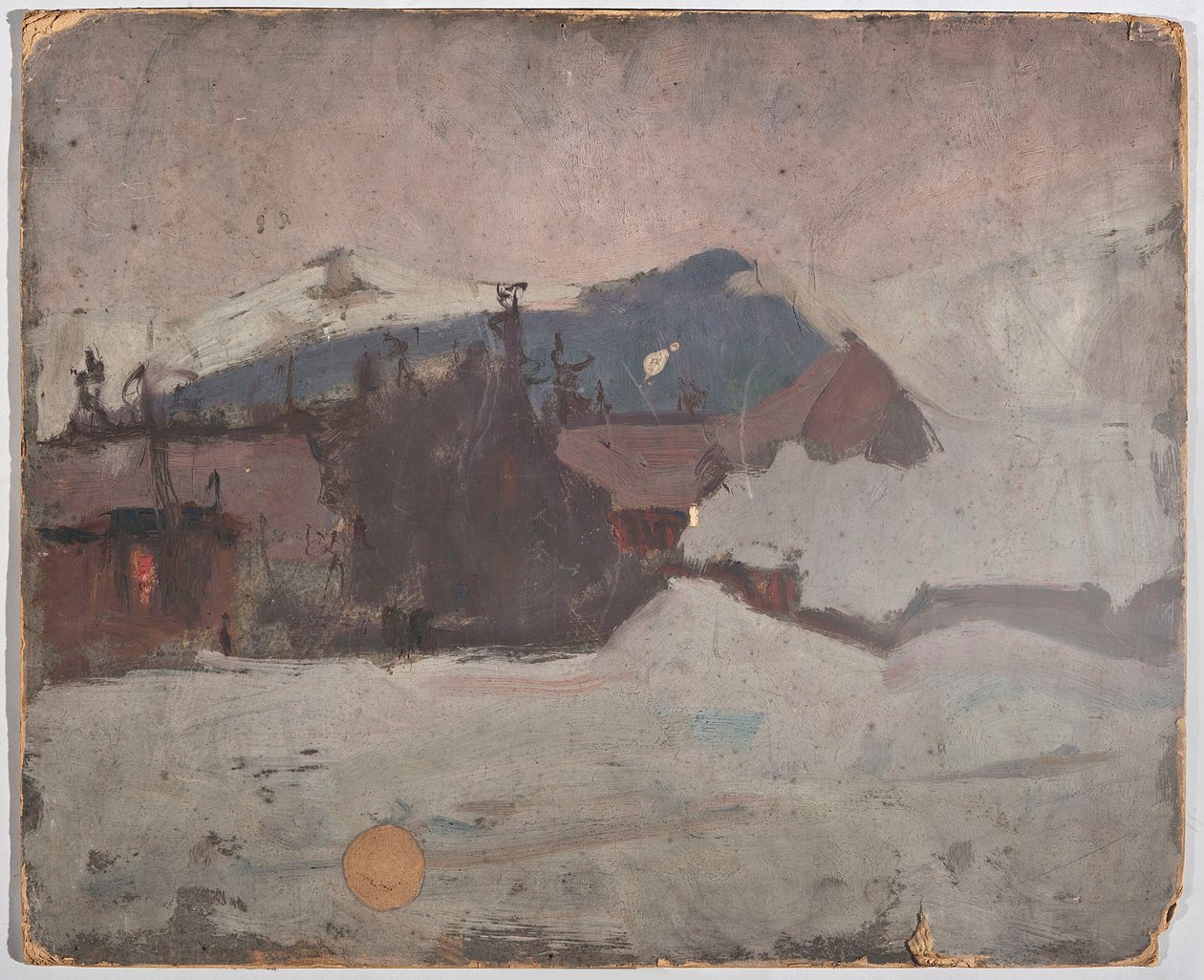 Paesaggio invernale da Tadeusz Makowski