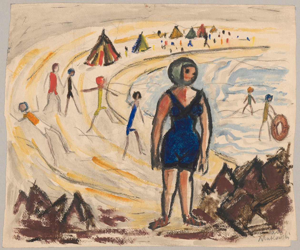 Spiaggia da Tadeusz Makowski