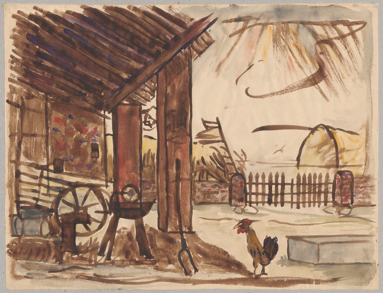 Cortile da Tadeusz Makowski