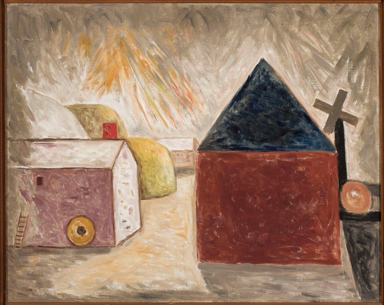 Cortile al sole da Tadeusz Makowski