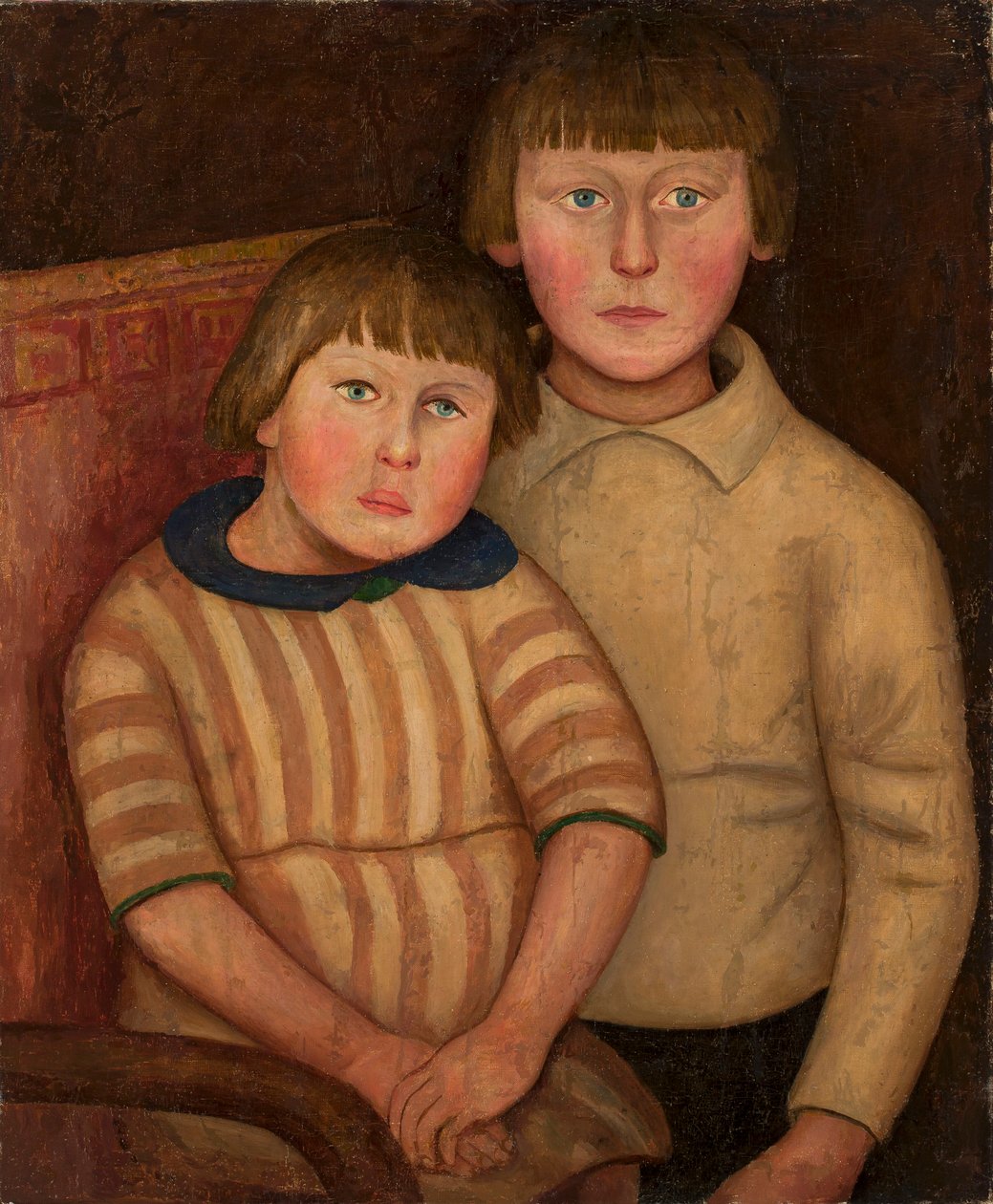 Ritratto di due bambini da Tadeusz Makowski
