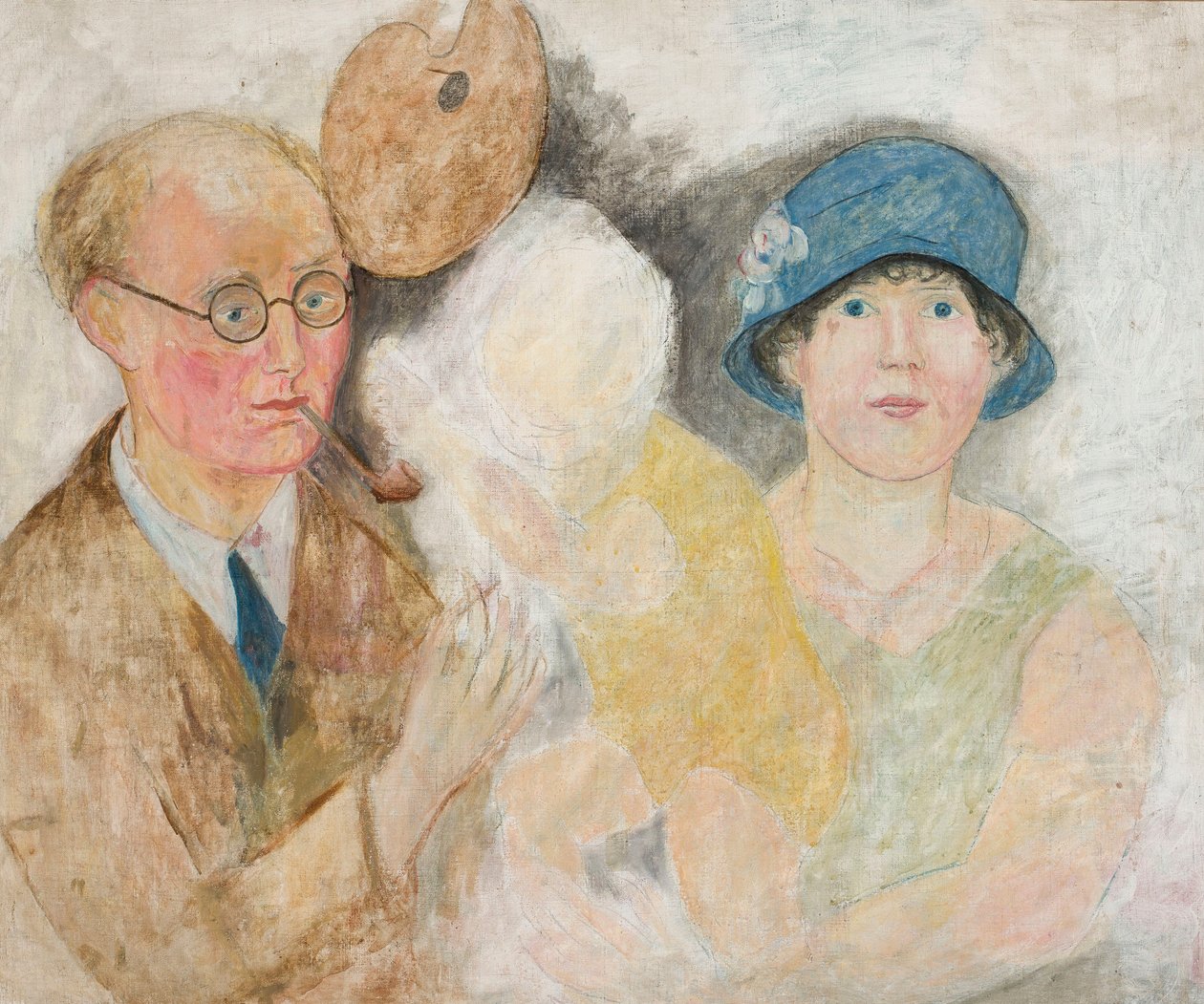 Ritratto del pittore con la famiglia (M. Gromaire) da Tadeusz Makowski