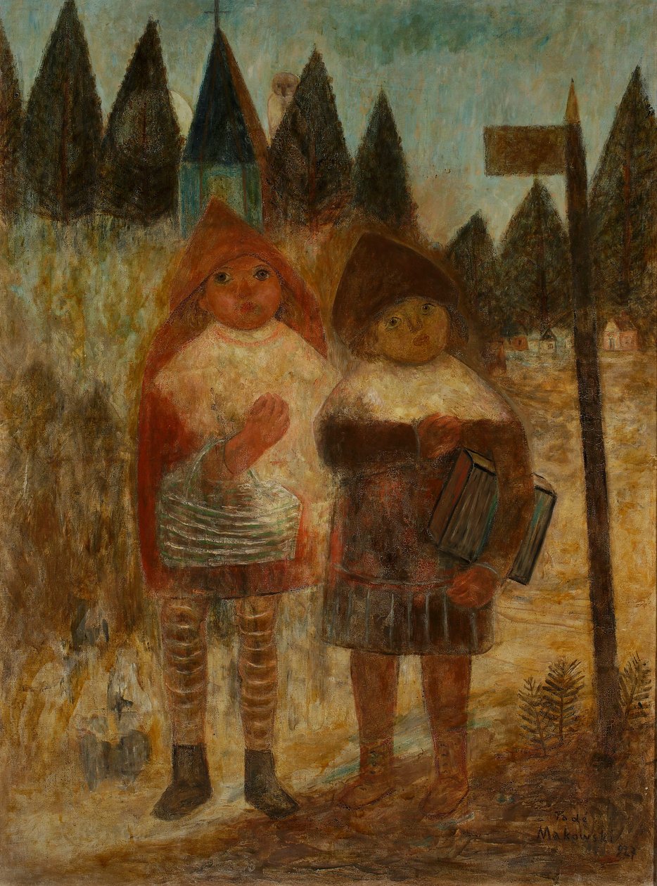 Ritorno da scuola da Tadeusz Makowski