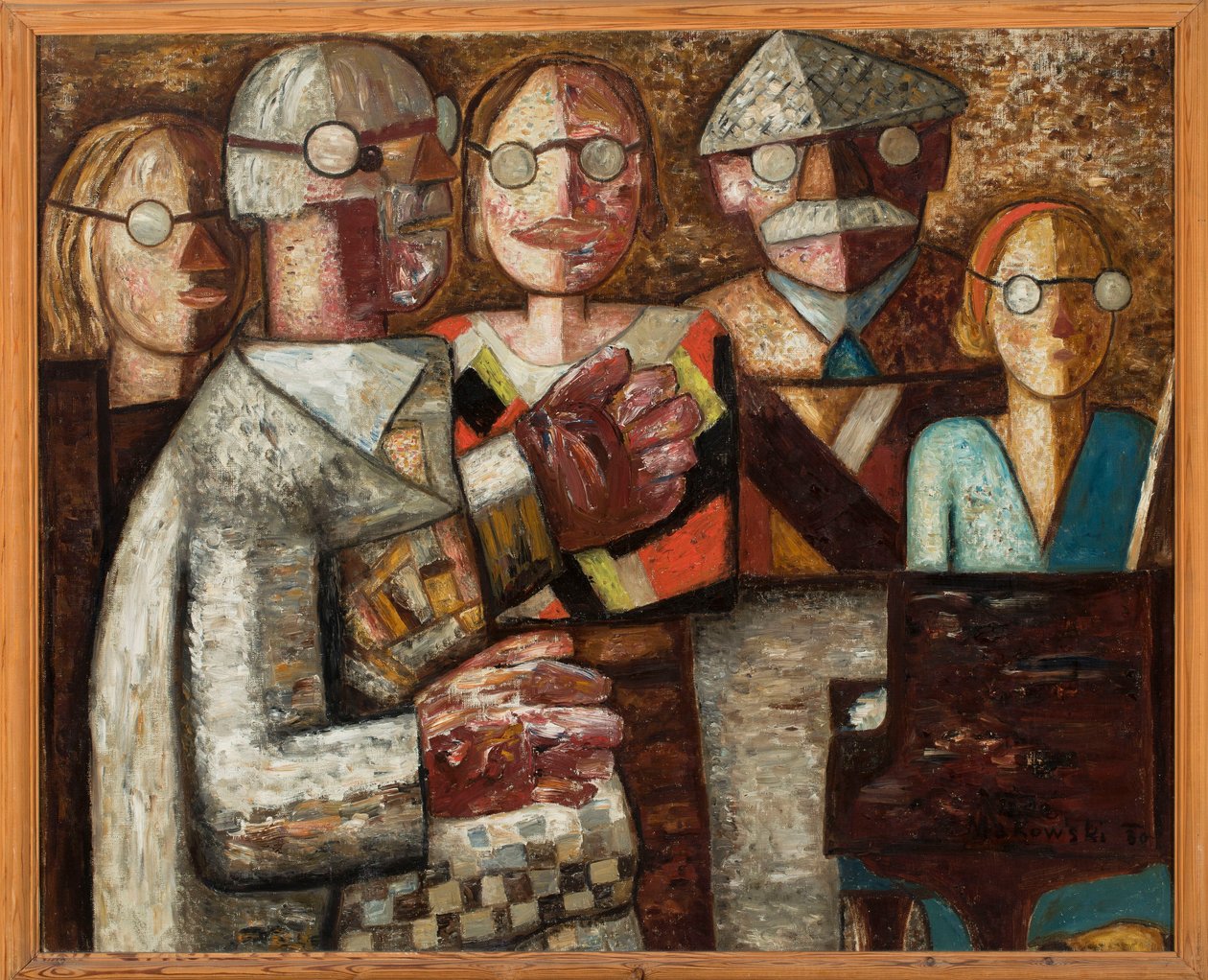 Seduta musicale da Tadeusz Makowski