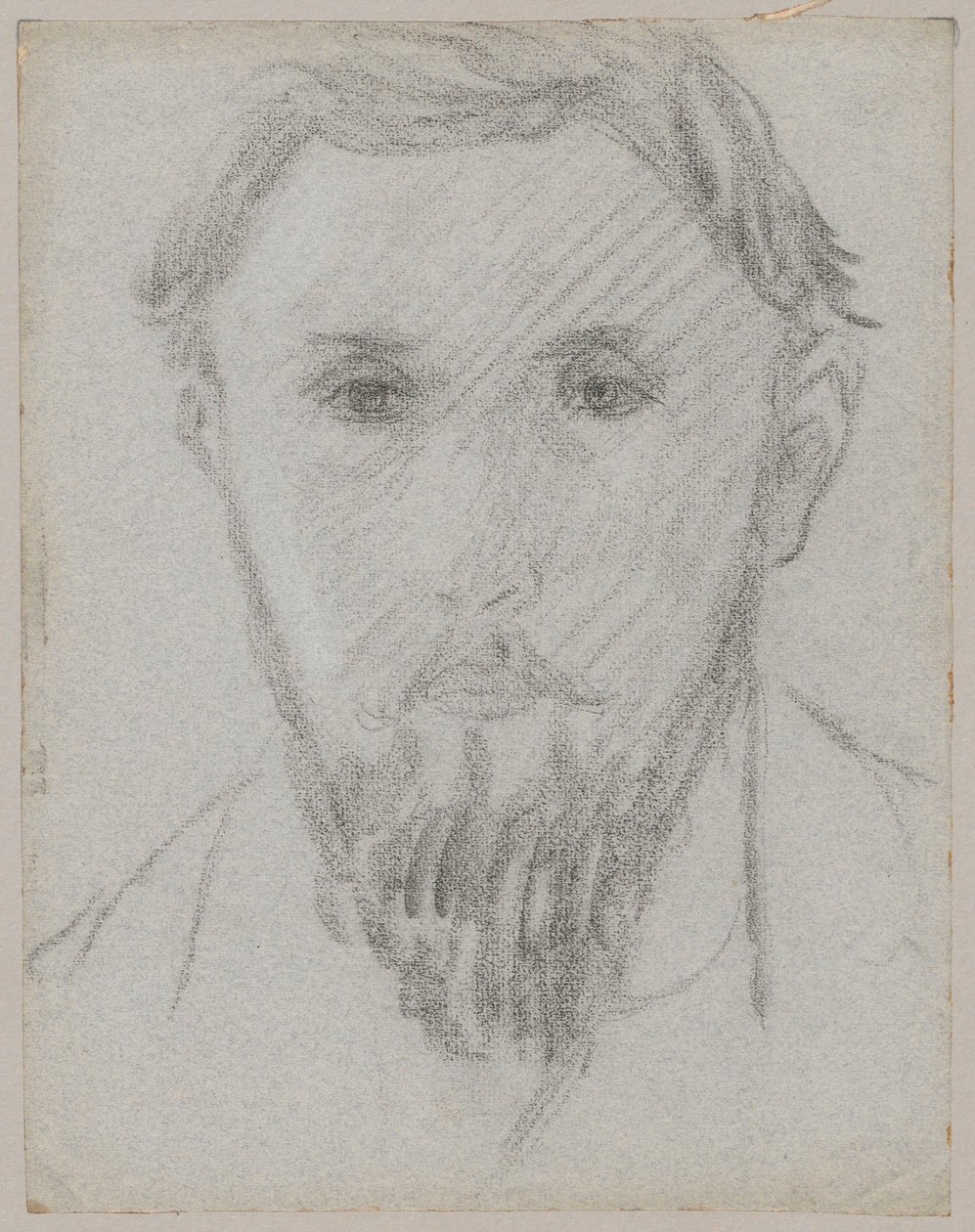 Studio di ritratto di un giovane con la barba da Tadeusz Makowski
