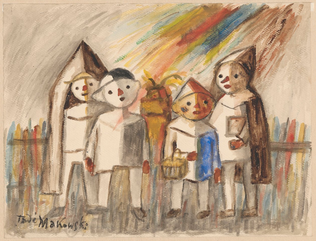 Nei raggi del sole da Tadeusz Makowski
