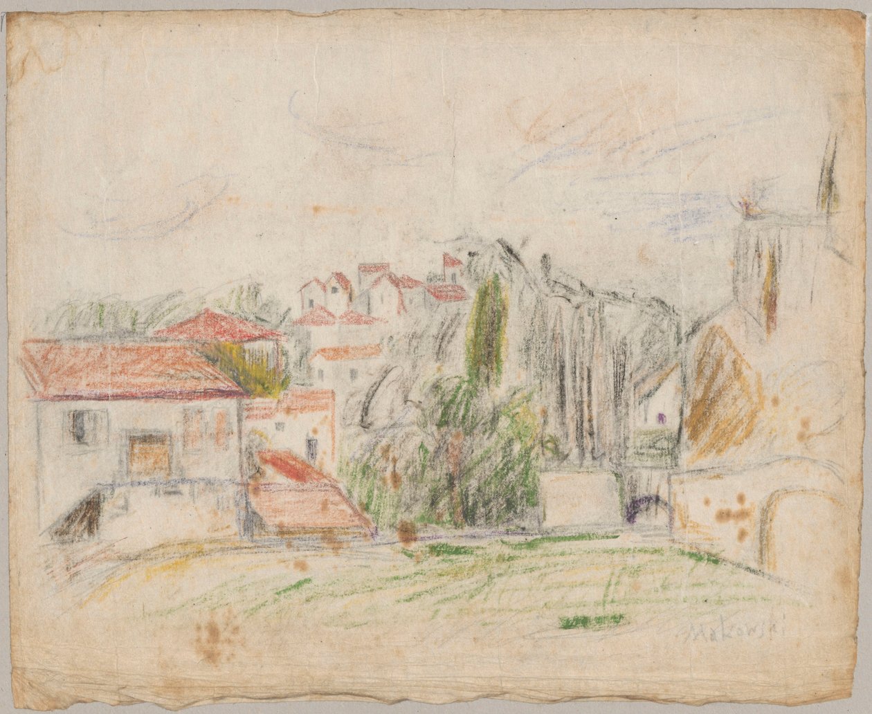Veduta di Espaly da Tadeusz Makowski