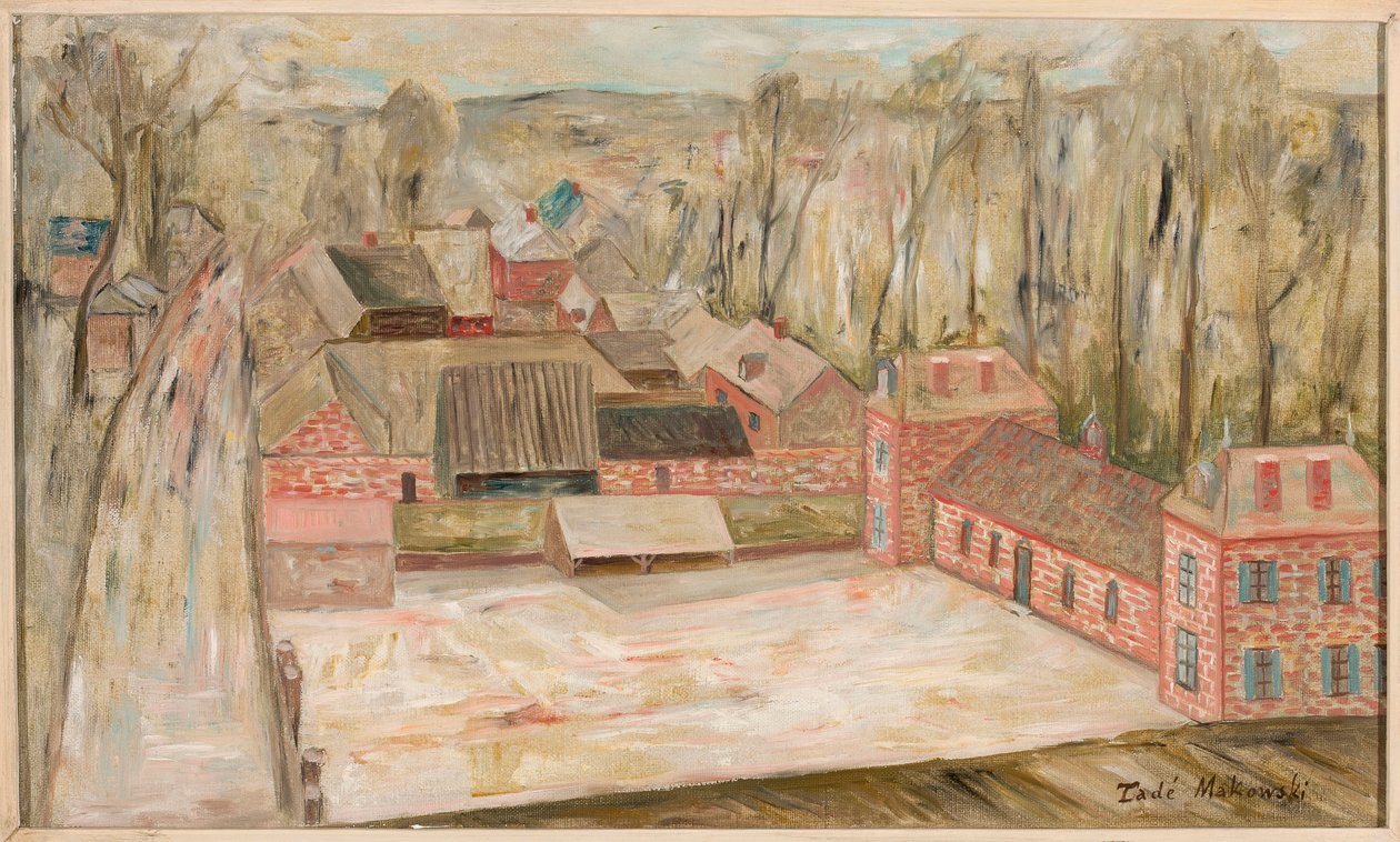 Veduta di una piccola città da Tadeusz Makowski