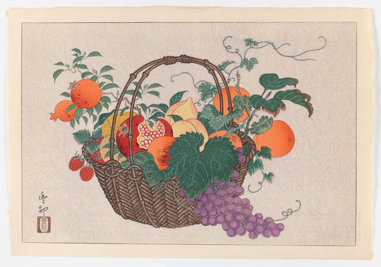 Natura morta con cesto di frutta, c.1930 da Taisu Taisu