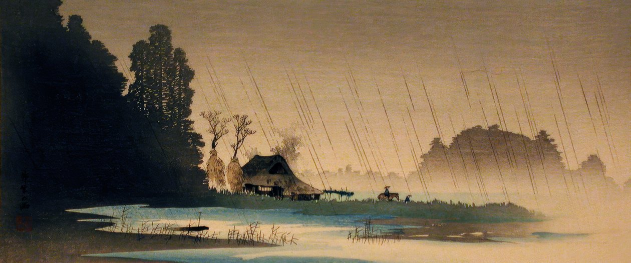 Pioggia a Igusa da Takahashi Hiroaki