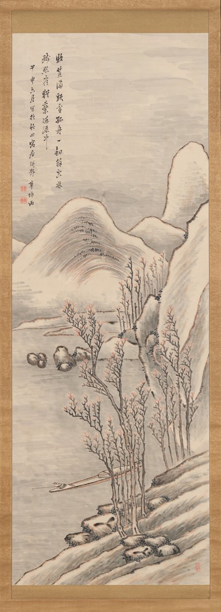 Paesaggio innevato, 1824 da Takahashi Sohei