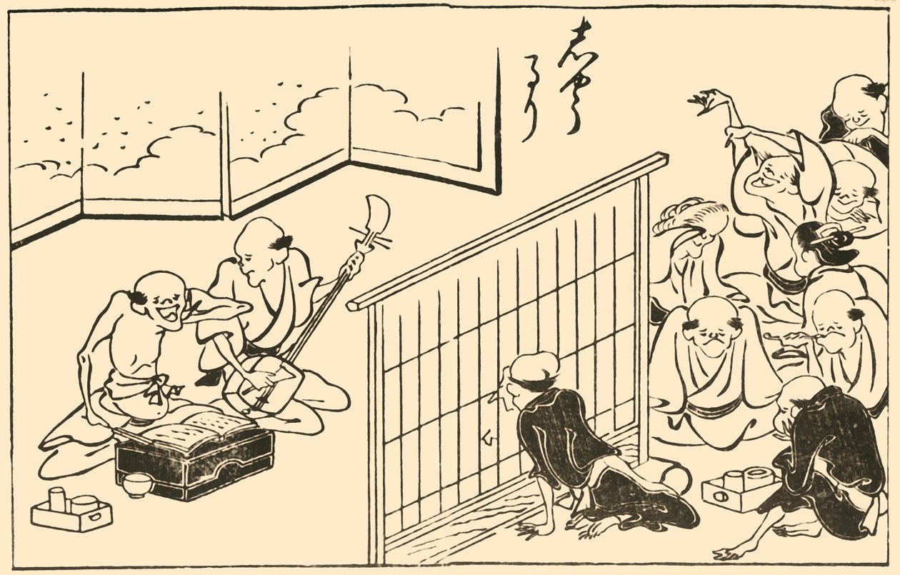 Musicisti, 1793, 1924 da Takehara Shunchosai