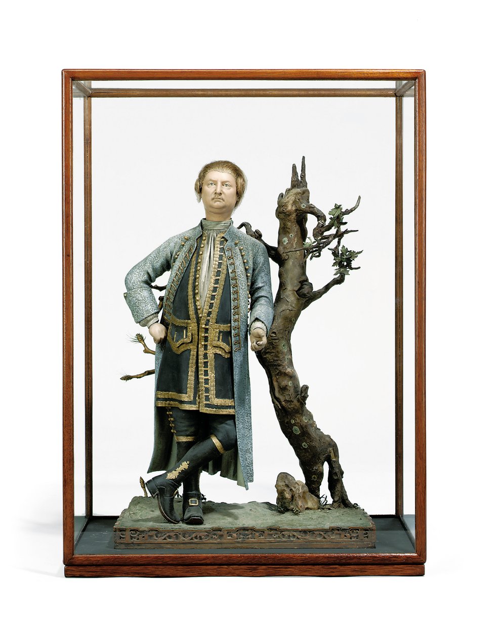 Figura in argilla dipinta tradizionalmente identificata come David Garrick, c.1770 da Tan Che Qua Tan Che Qua