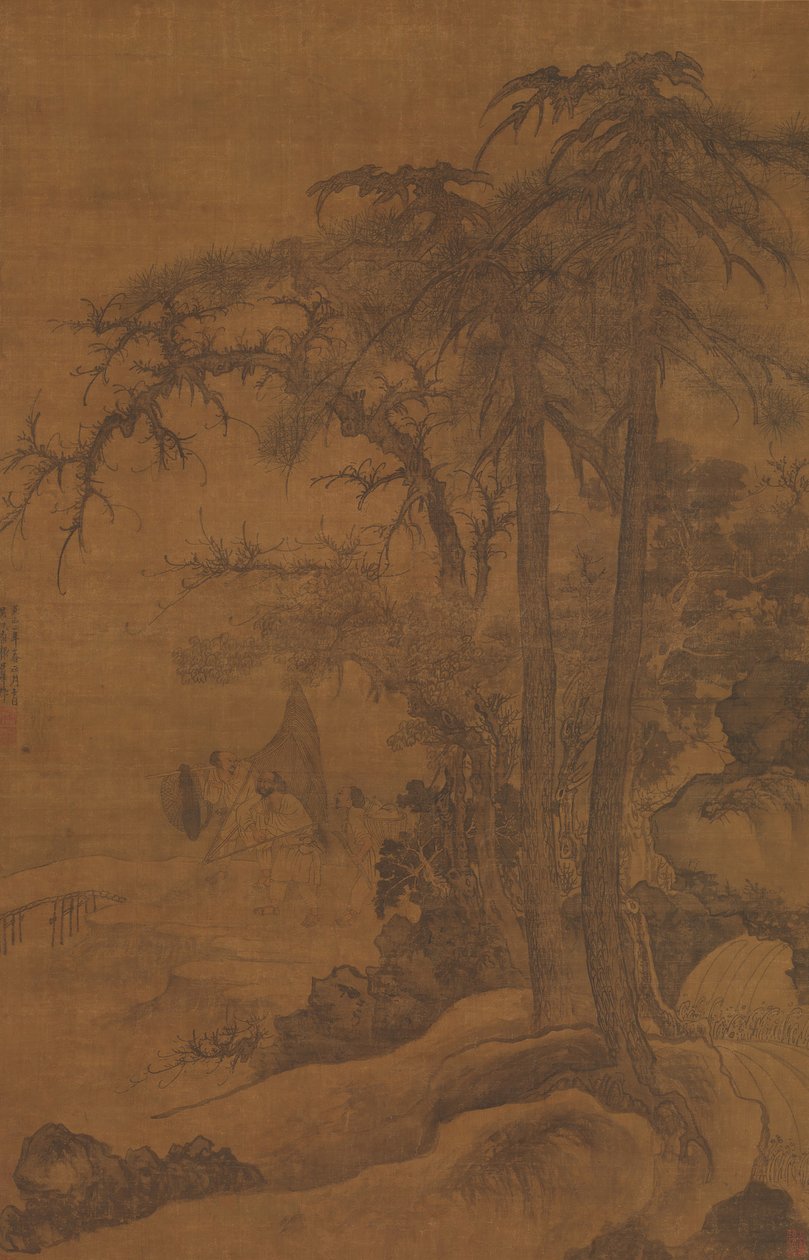 Pescatori di ritorno, datato 1342 da Tang Di