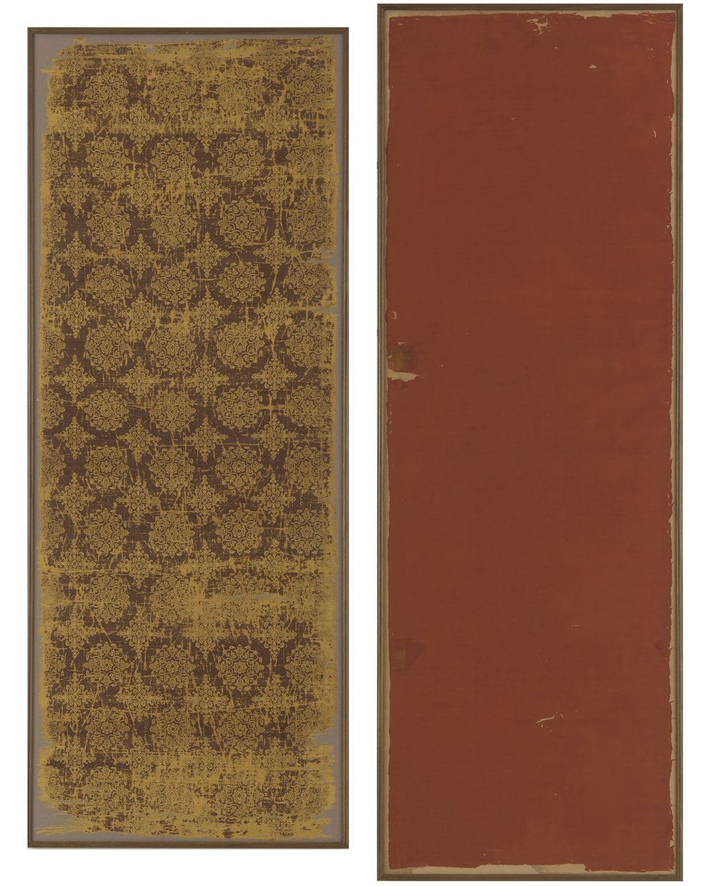 Frammento di broccato da Tang Dynasty Chinese School
