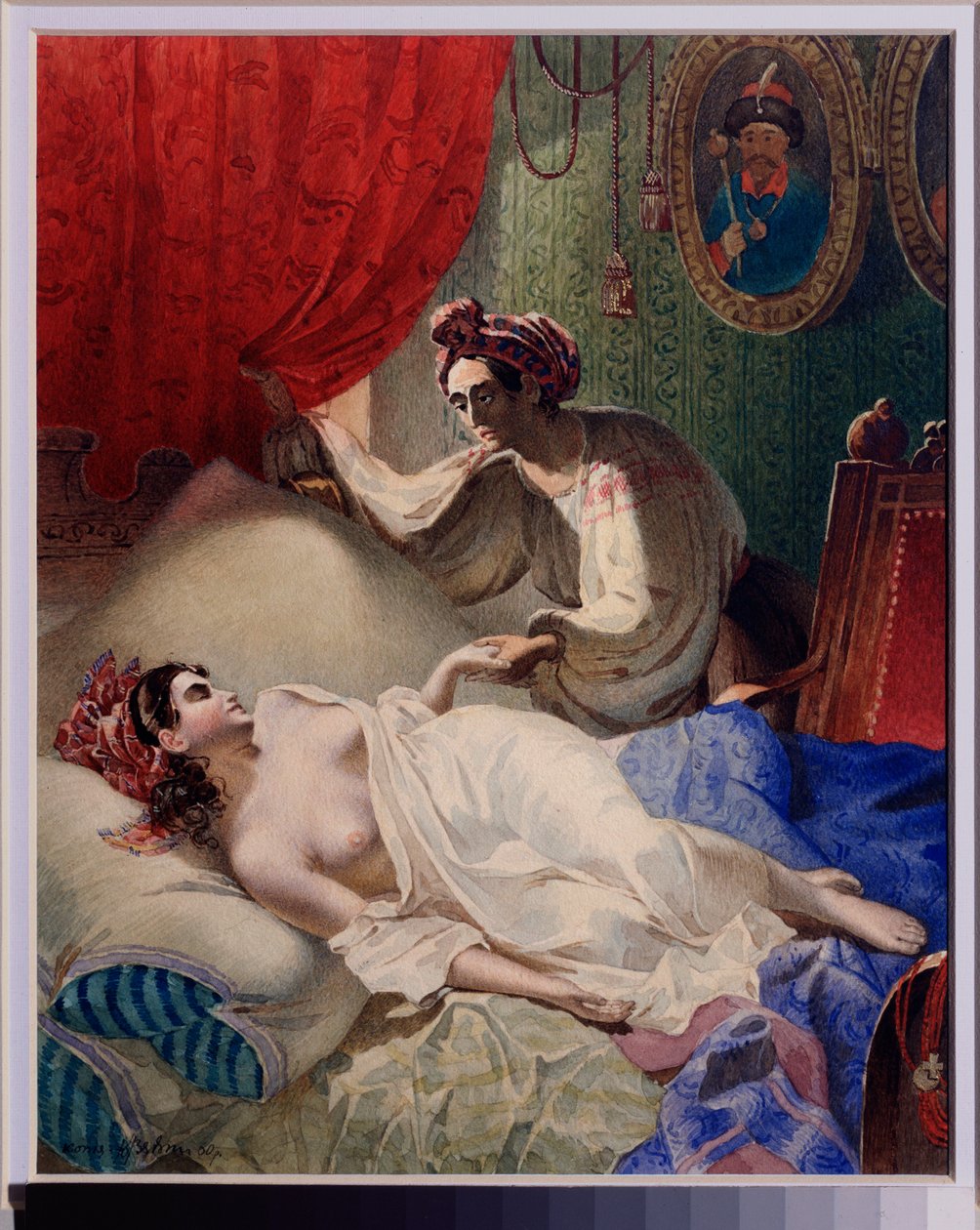 Illustrazione per il poema "Poltava" di Aleksandr Puškin da Taras Grigoryevich Shevchenko