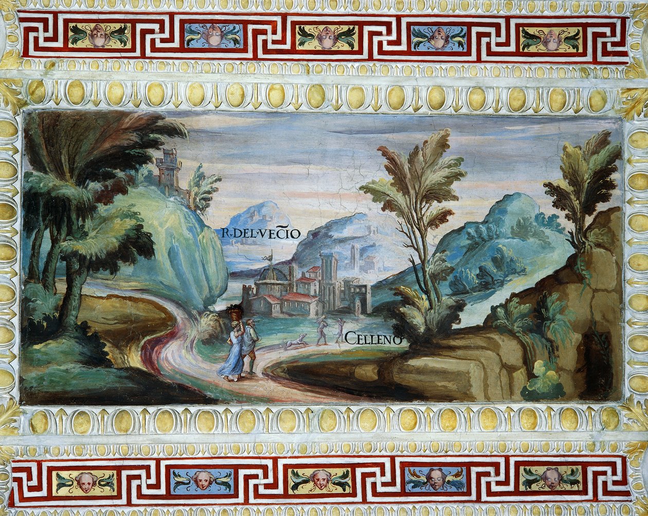 Veduta di Celleno da Tarquinio Ligustri
