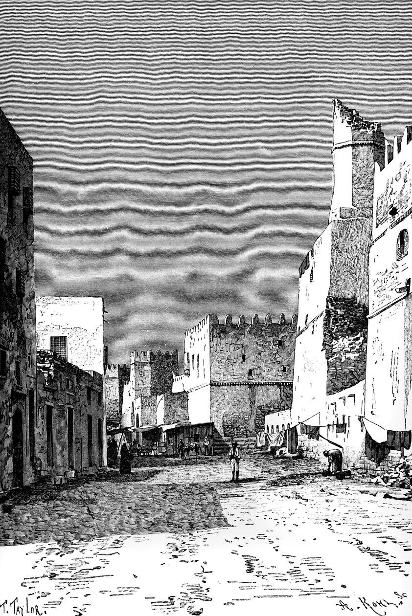 Via Leonec, Sfakes, Nord Africa, 1895 da Taylor