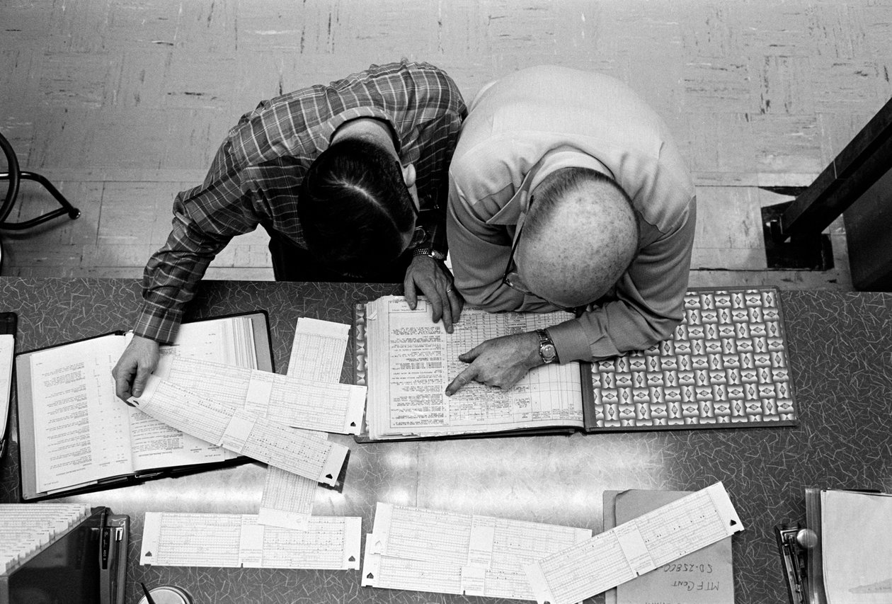 Manutenzione delle apparecchiature telefoniche alla PacTel alias Pacific Telephone a Bellingham da Ted Spiegel