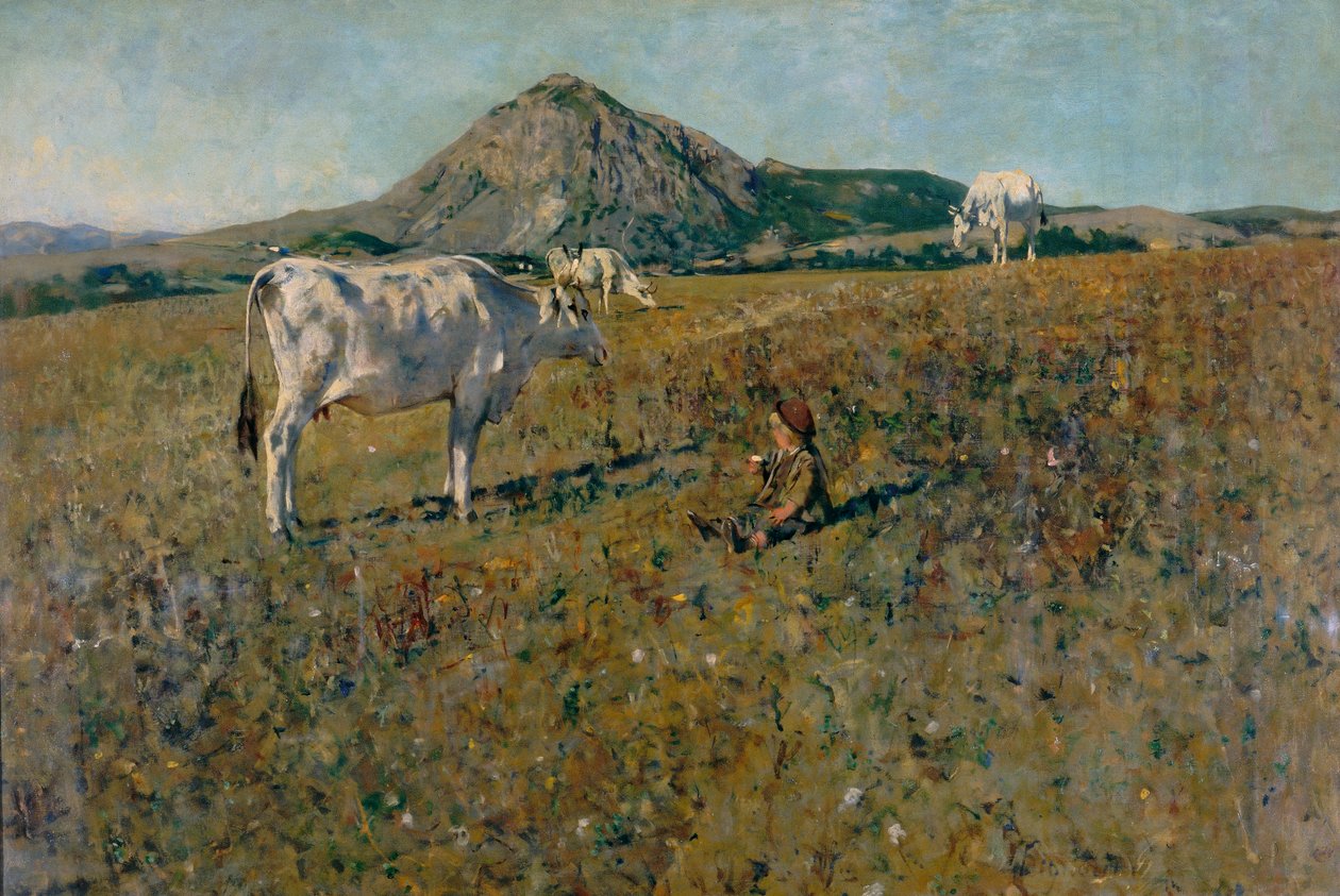 Pascolo a Pietramala da Telemaco Signorini