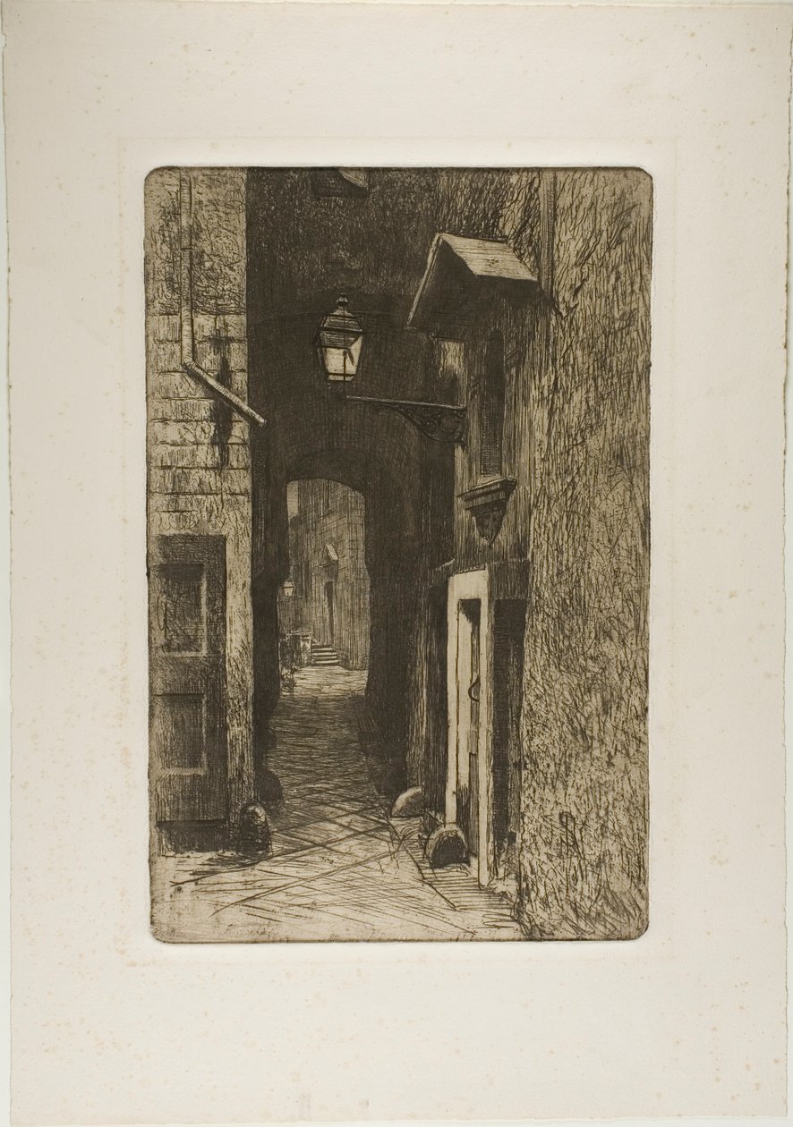 Via dei Cavalieri da Telemaco Signorini