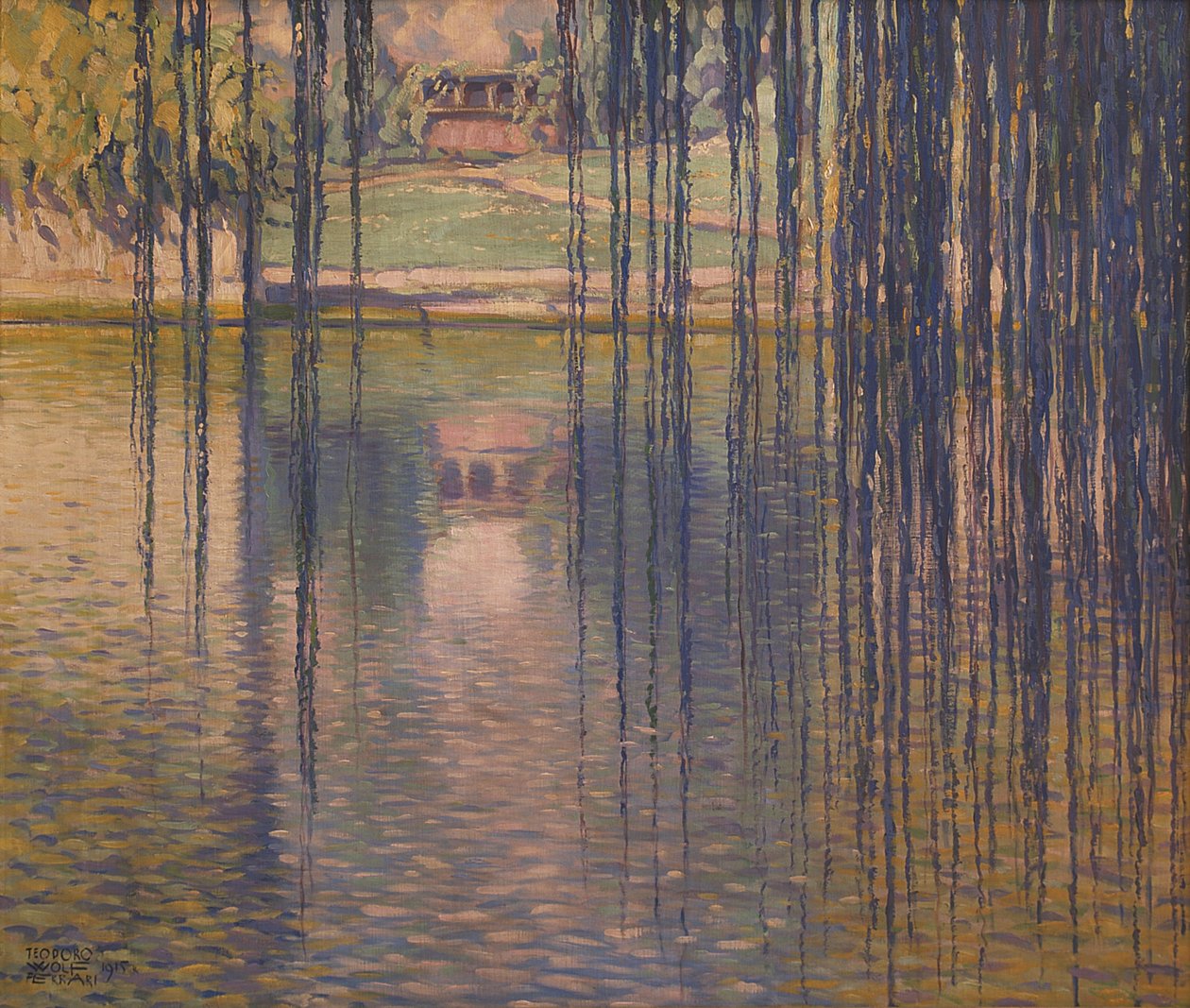 Salici sul Lago, 1915 da Teodoro Wolf Ferrari