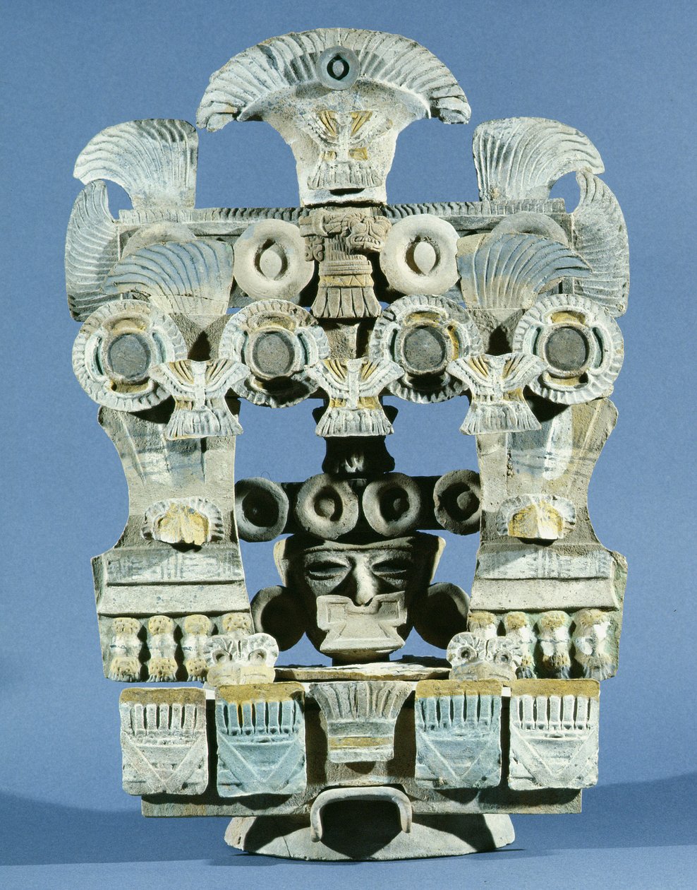 Coperchio di un braciere per incenso da Teotihuacan