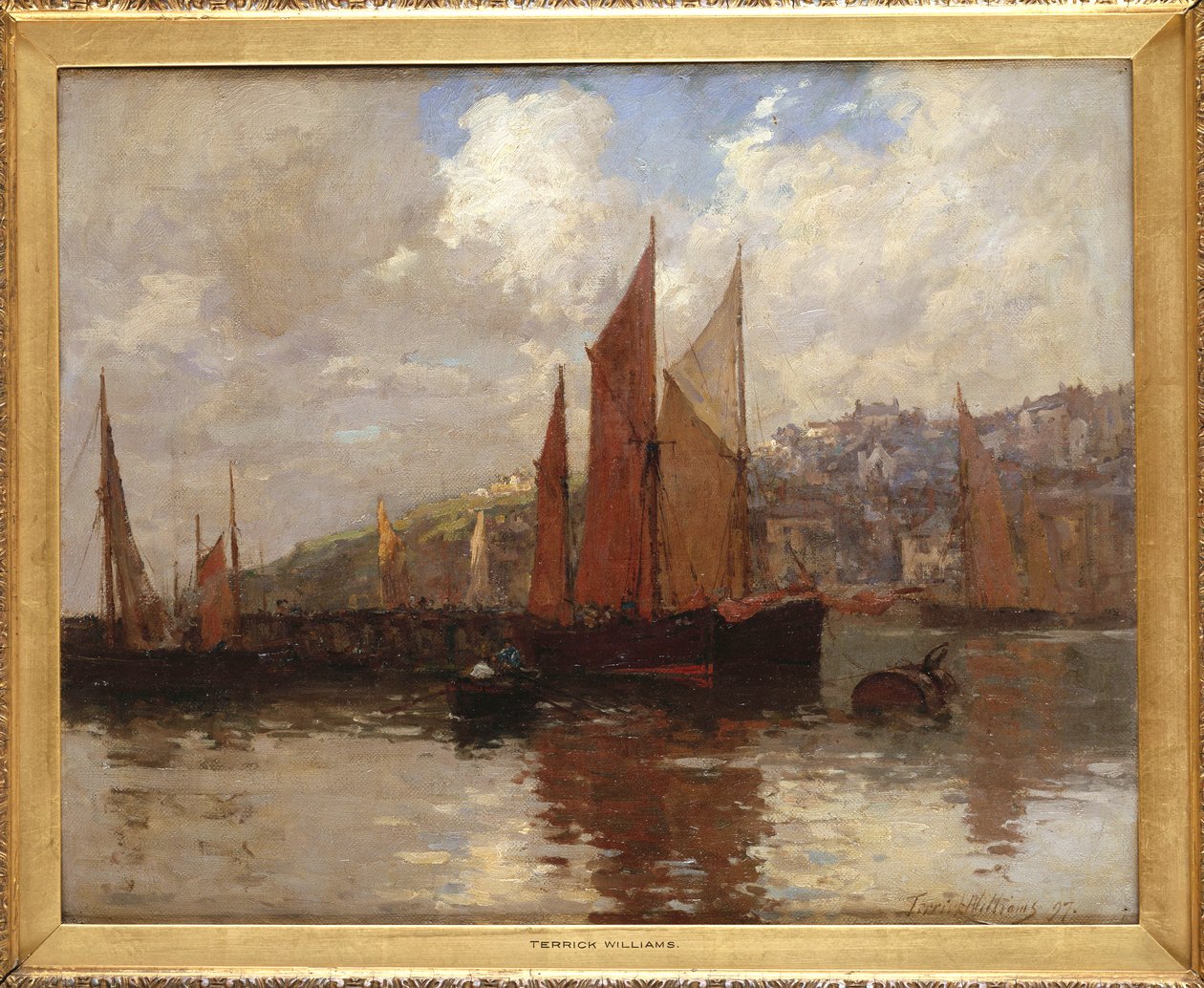 Nel porto di Brixham, South Devon da Terrick Williams