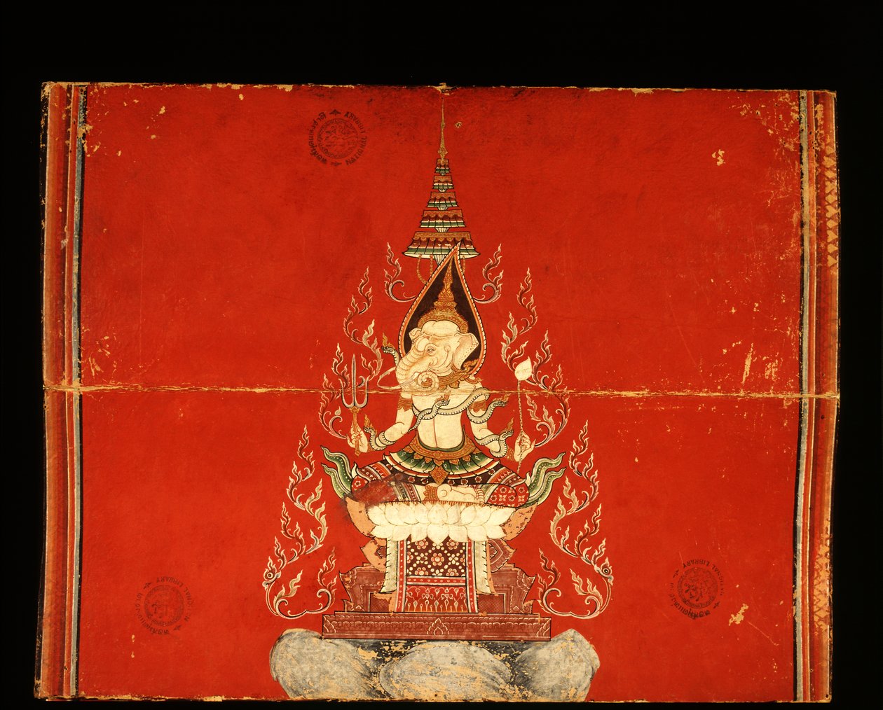 Manoscritto di Ganesh sull