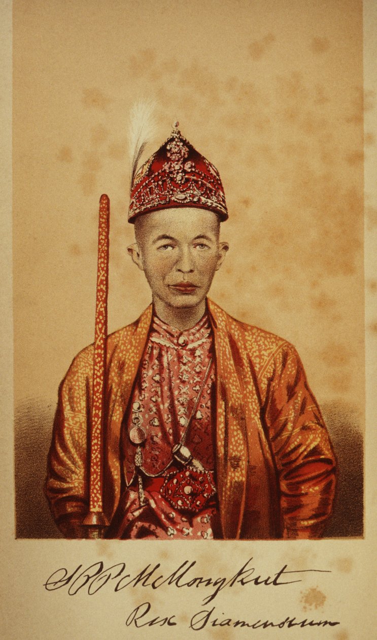 Ritratto del re Mongkut da Thai School