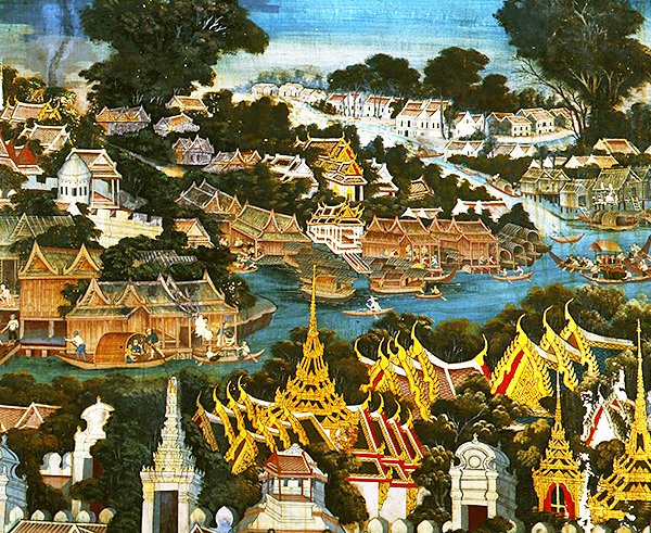 Vista di Bangkok da Thai School